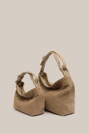 Jess Mini Suede Pouch Brown