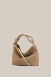 Jess Mini Suede Pouch Brown