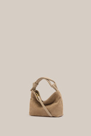 Jess Mini Suede Pouch Brown