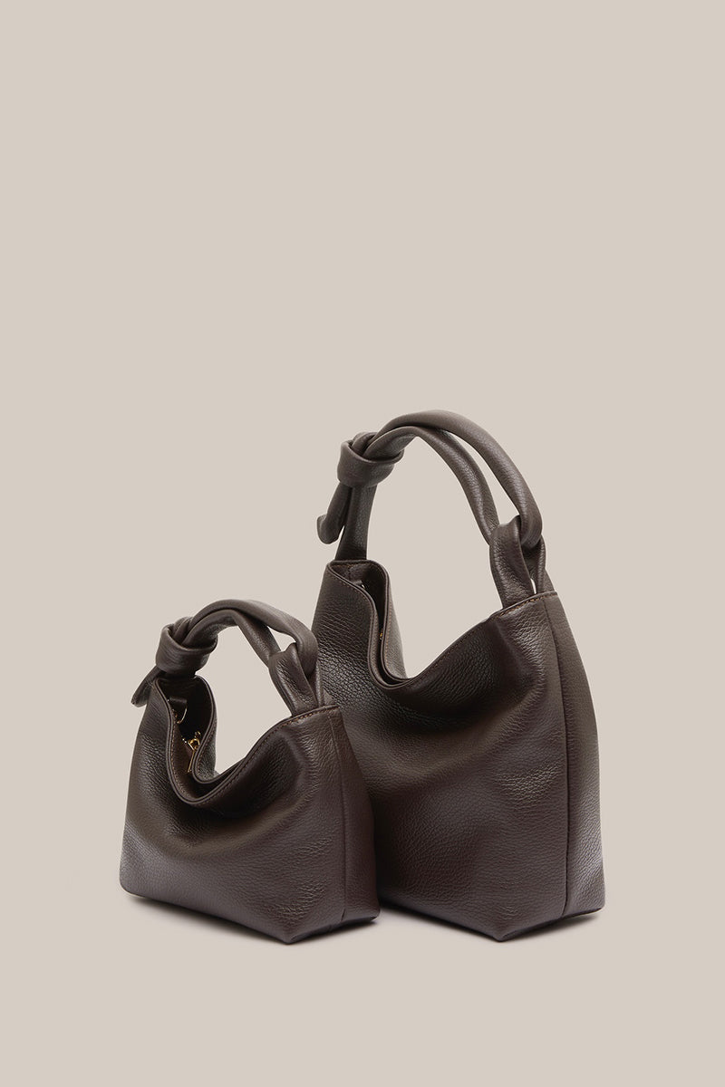 Jess Leather Pouch Dark Chocolate