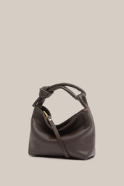 Jess Mini Leather Pouch Dark Chocolate