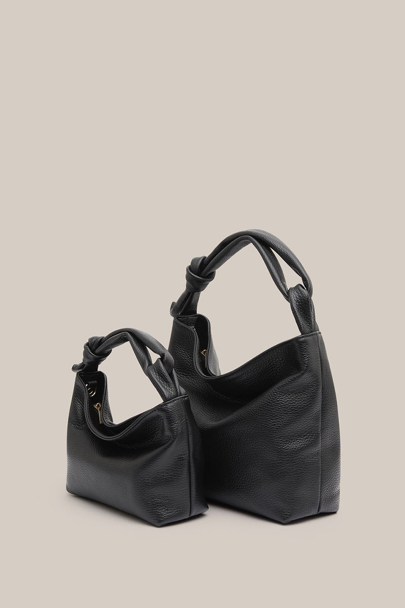 Jess Mini Leather Pouch Black