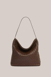 Bianca Woven Hobo Chocolate