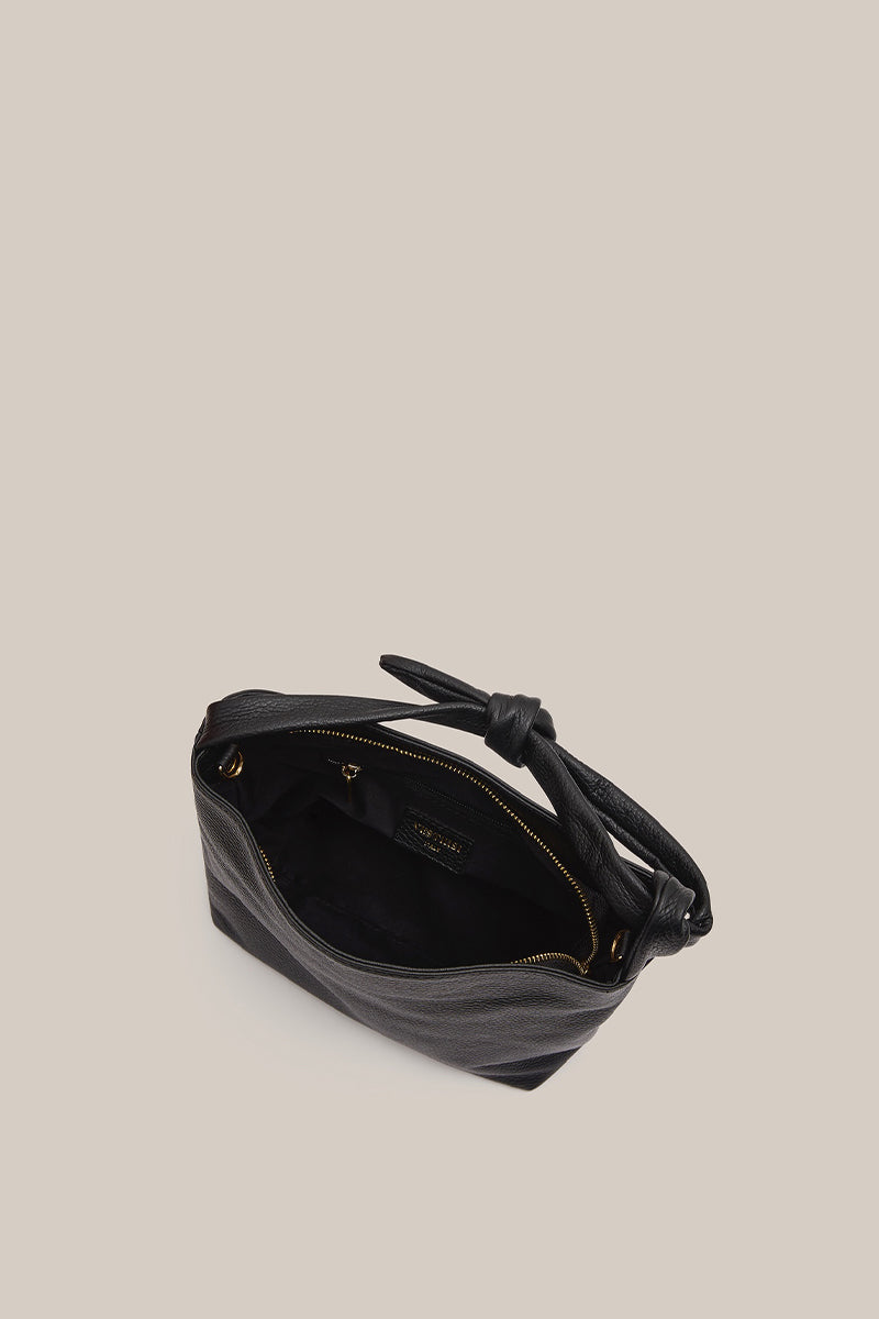 Jess Leather Pouch Black