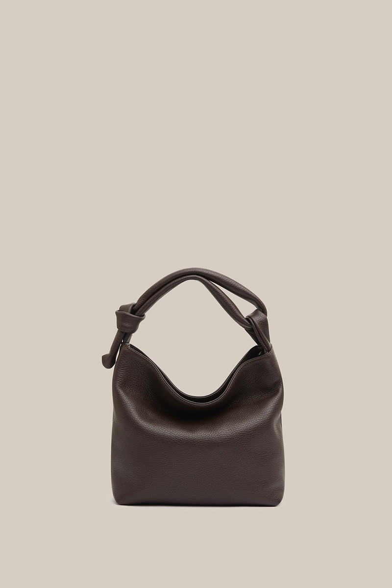 Jess Leather Pouch Dark Chocolate