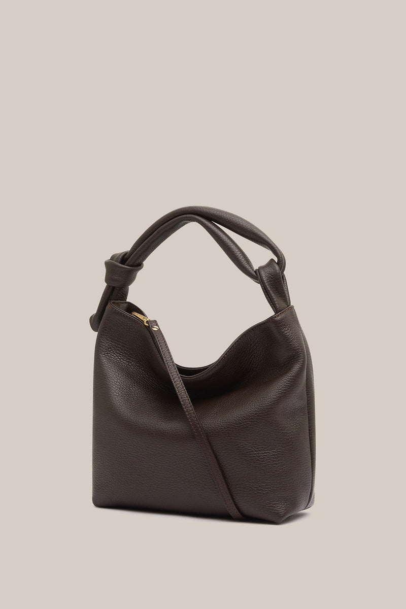 Jess Leather Pouch Dark Chocolate
