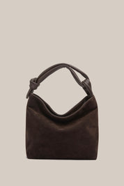 Jess Suede Pouch Dark Chocolate