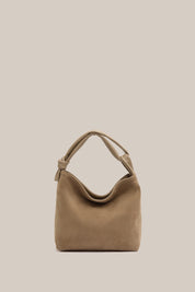 Jess Suede Pouch Brown