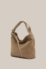 Jess Suede Pouch Brown