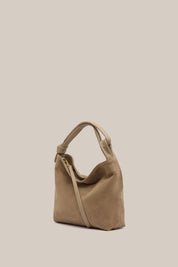 Jess Suede Pouch Brown