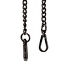 Pebbled Leather Navy Chain Strap - VESTIRSI