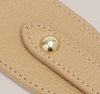 Latte Pebbled Leather (Gold)