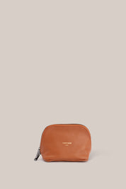 Leather Tan Cosmetic Pouch Duo - VESTIRSI