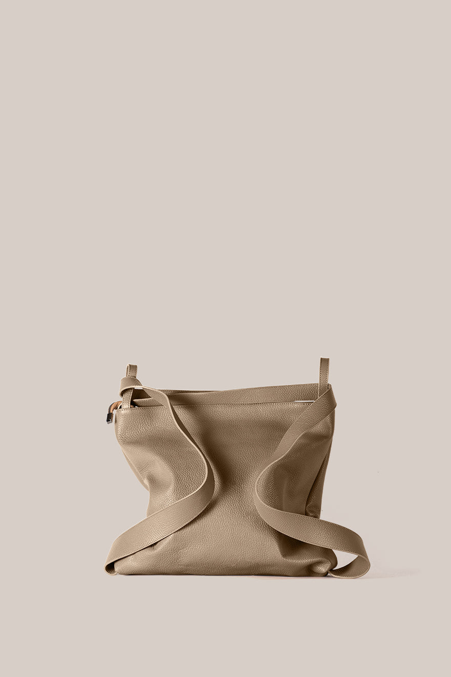 Bella Taupe 2-in-1 Convertible Backpack Tote