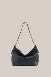 Eden Black Leather Shoulder Bag - Slightly Imperfect