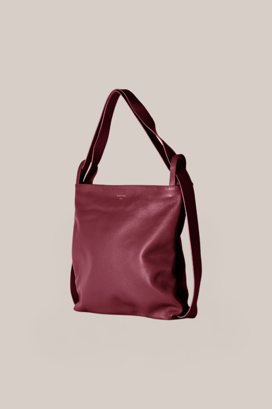Bella Bordeaux 2-in-1 Convertible Backpack Tote