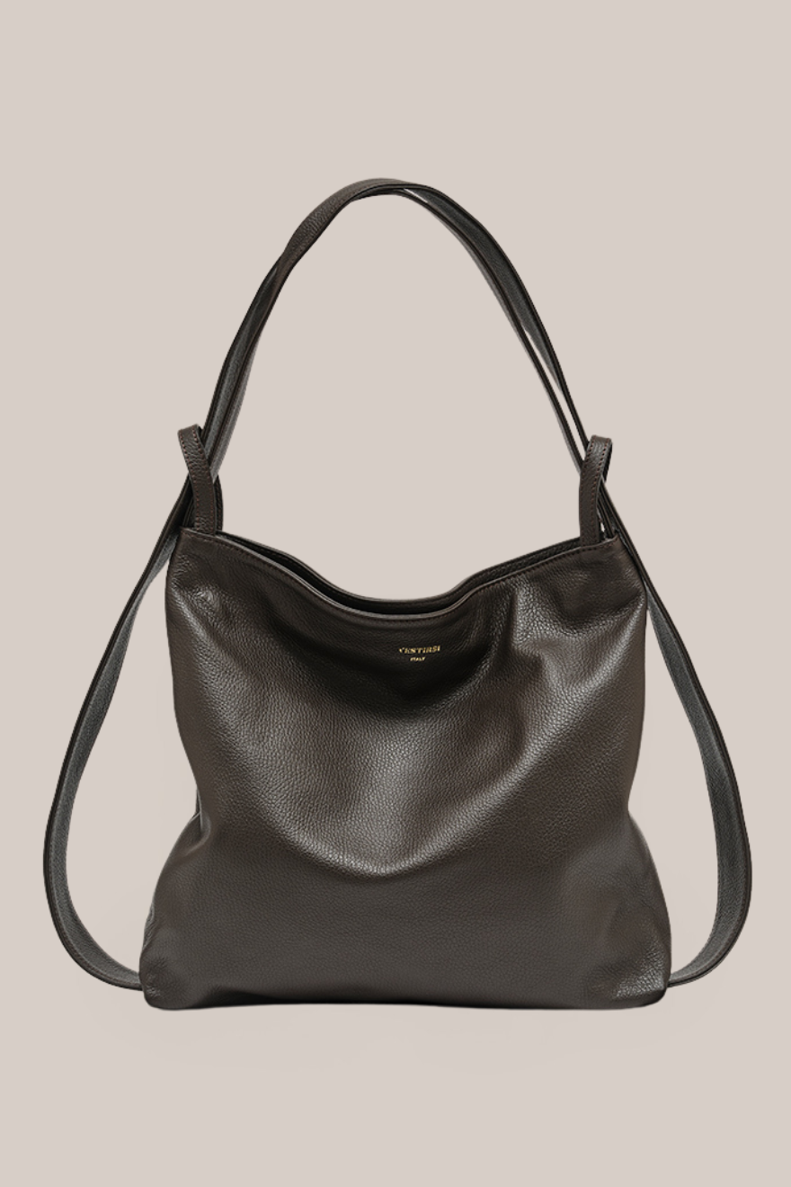 Bella XL Dark Chocolate 2-in-1 Convertible Backpack Tote