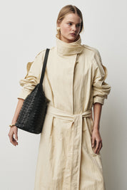 Bianca Woven Hobo Black