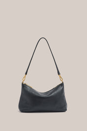 Pre Order: Ashley Black Leather Crossbody Bag