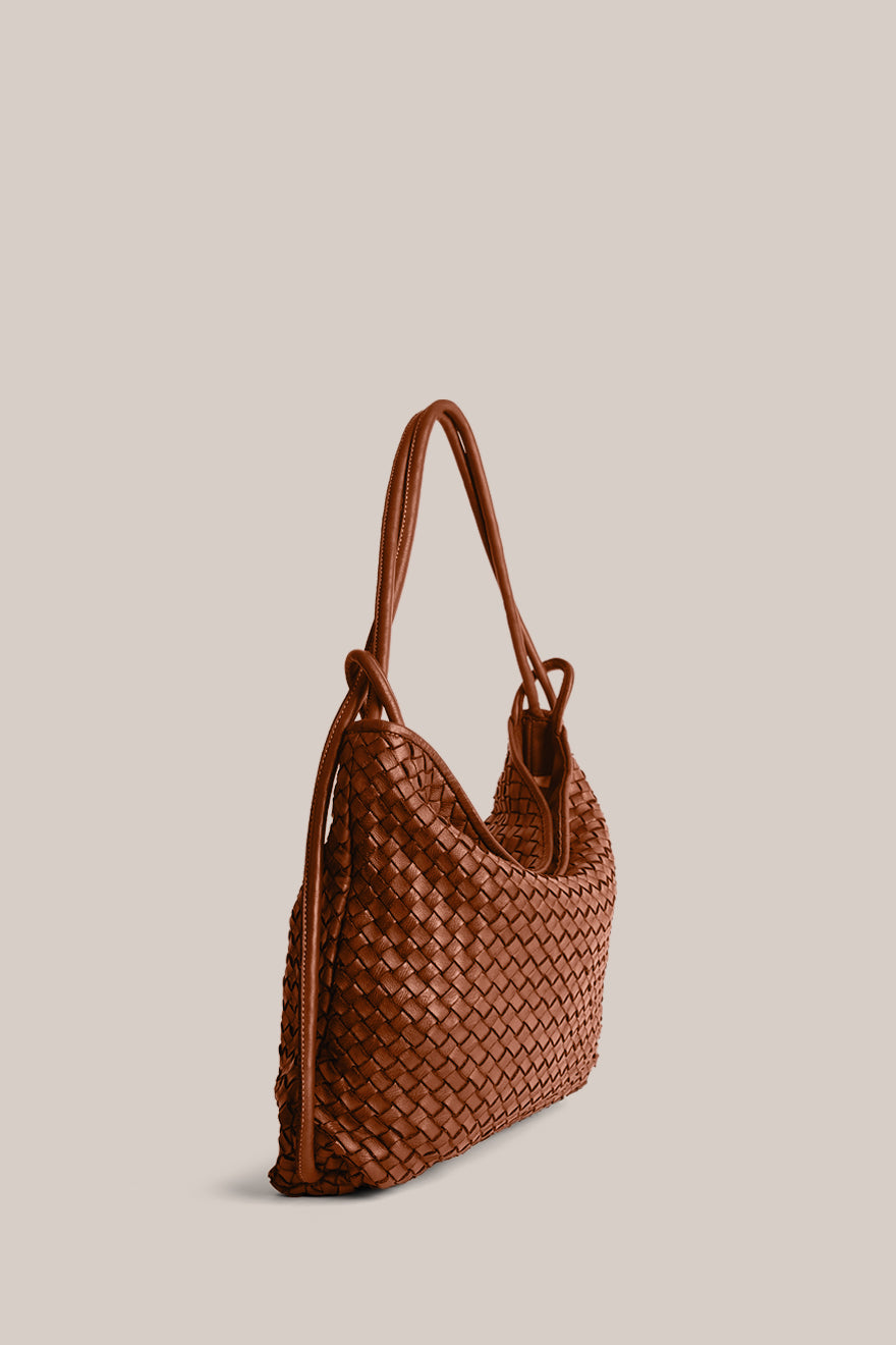 Woven Bella Tan 2-in-1 Convertible Backpack Tote – VESTIRSI