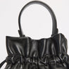 VESTIRSI Italian smooth leather bucket bag Lucia black 